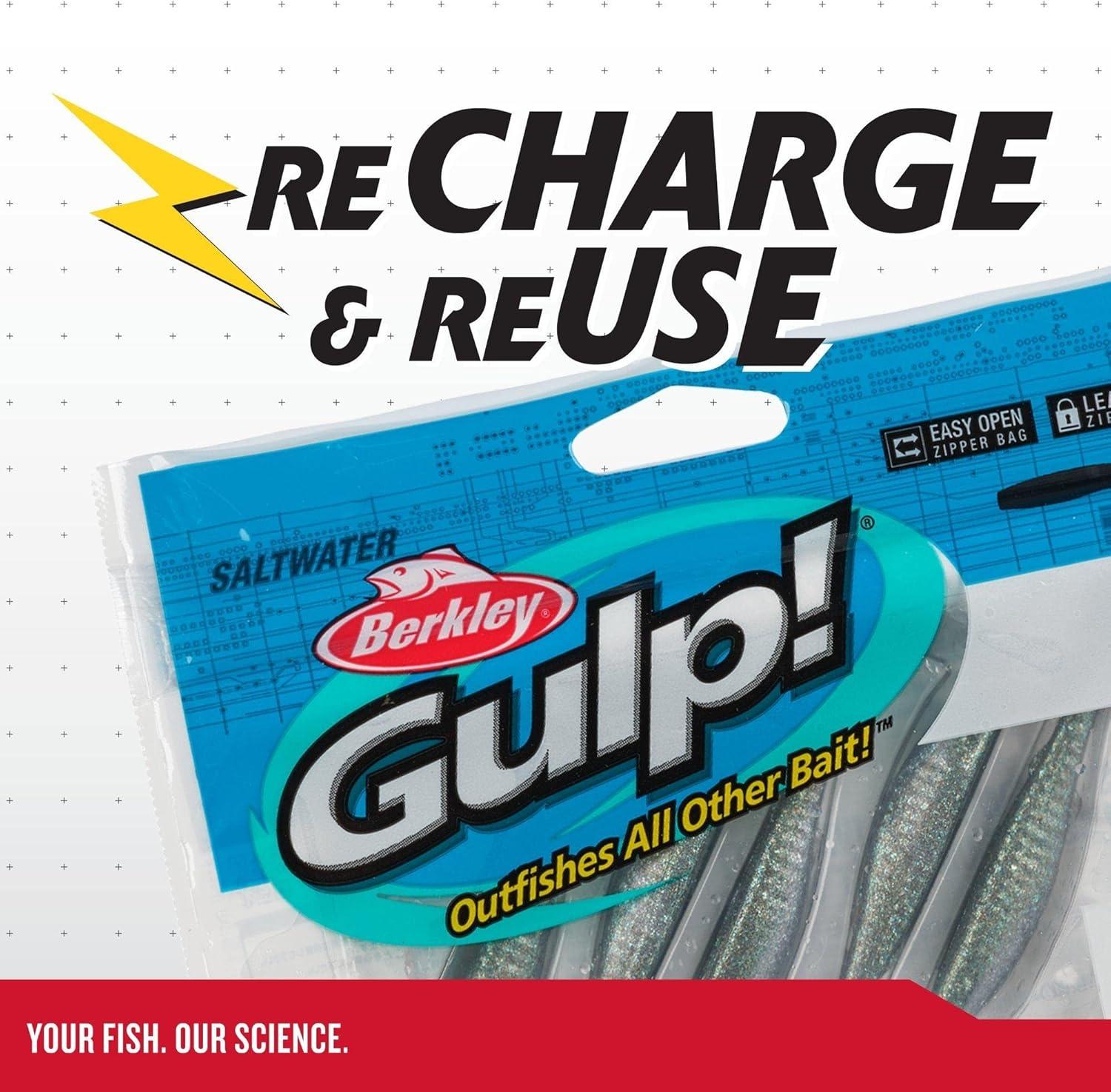 image:imageBerkley Gulp Saltwater Paddleshad Fishing Soft BaitChrome