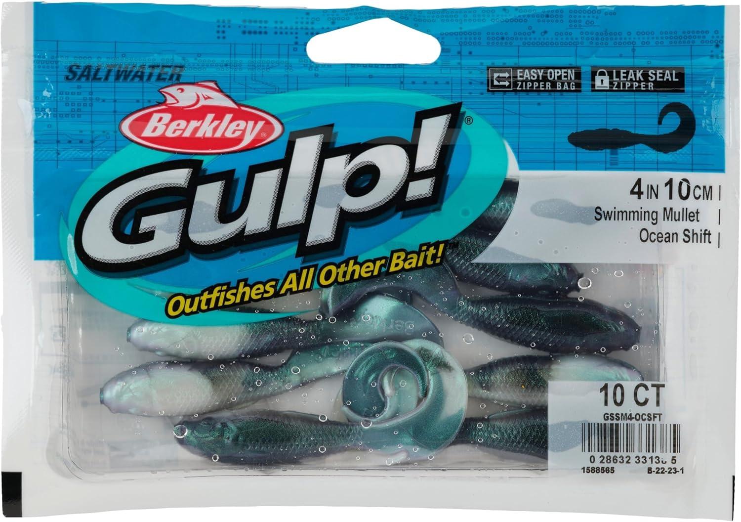 image:imageBerkley Gulp Saltwater Swimming Mullet Fishing Soft BaitOcean Shift