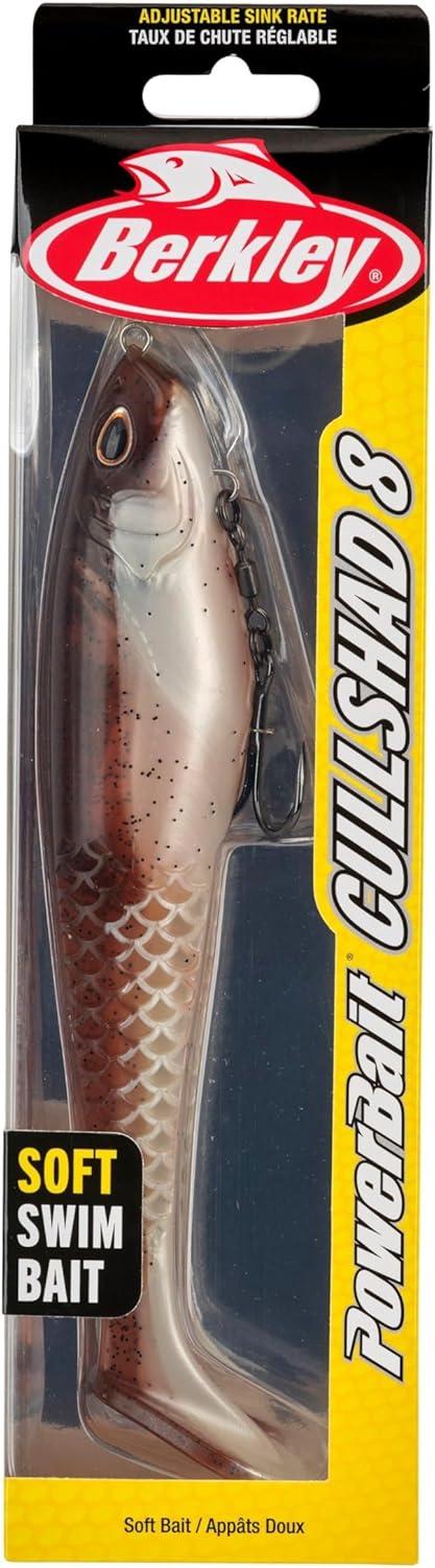 image:imageBerkley PowerBait CullShad Fishing Soft BaitGreen Pumpkin Pearl White