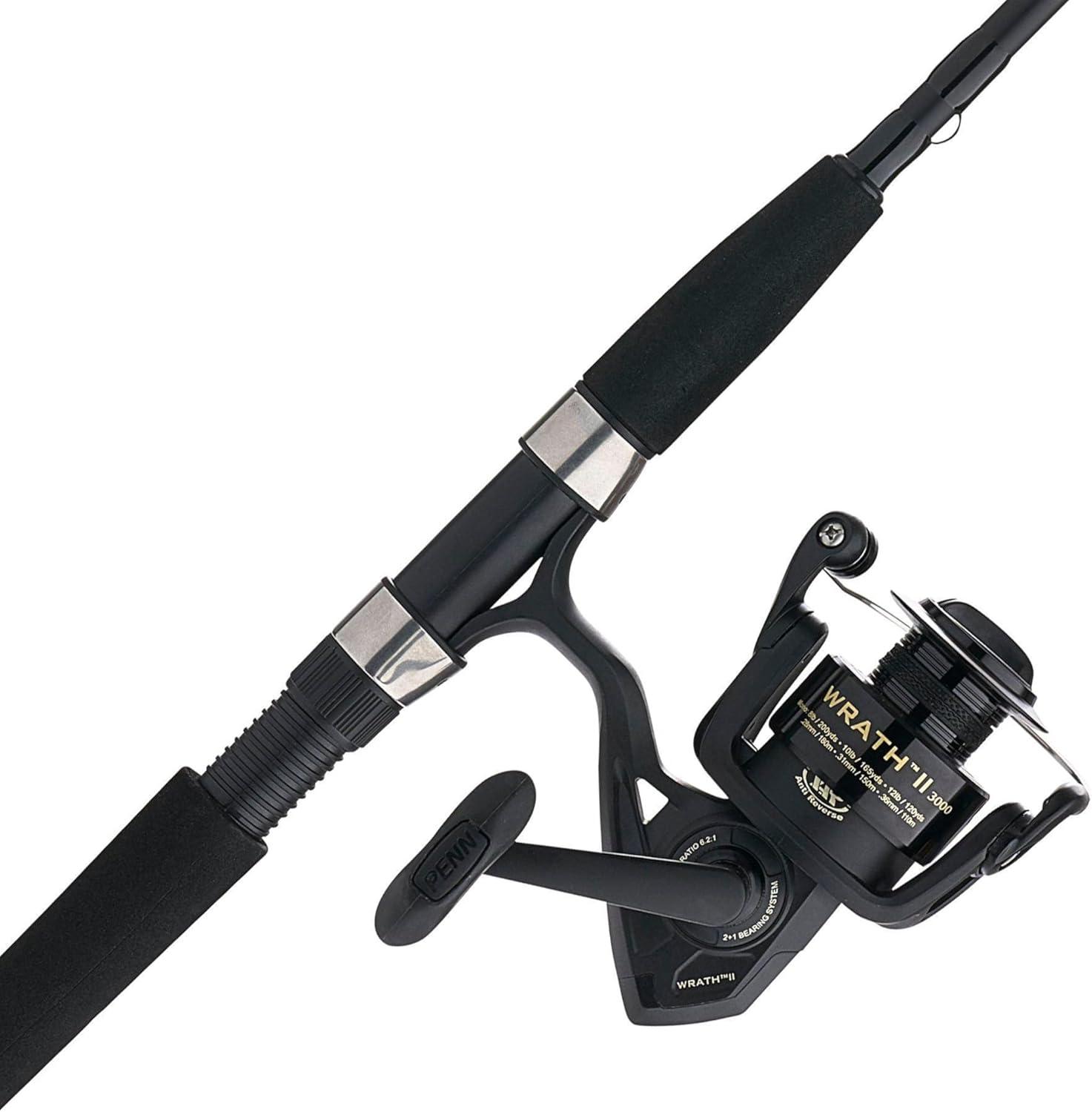 image:imagePenn Wrath II Spinning Reel and Fishing Rod ComboWrath II New Model