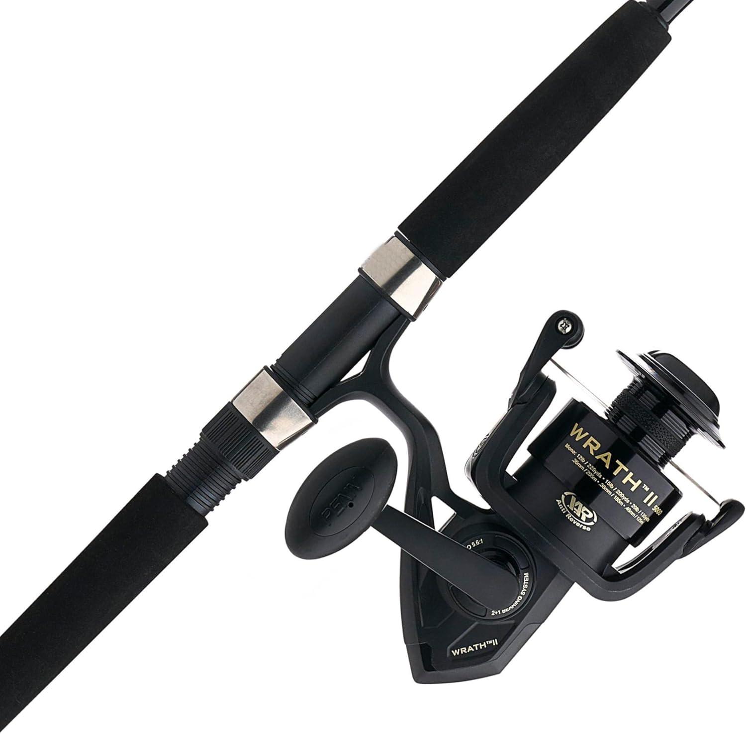 image:imagePenn Wrath II Spinning Reel and Fishing Rod ComboWrath II New Model