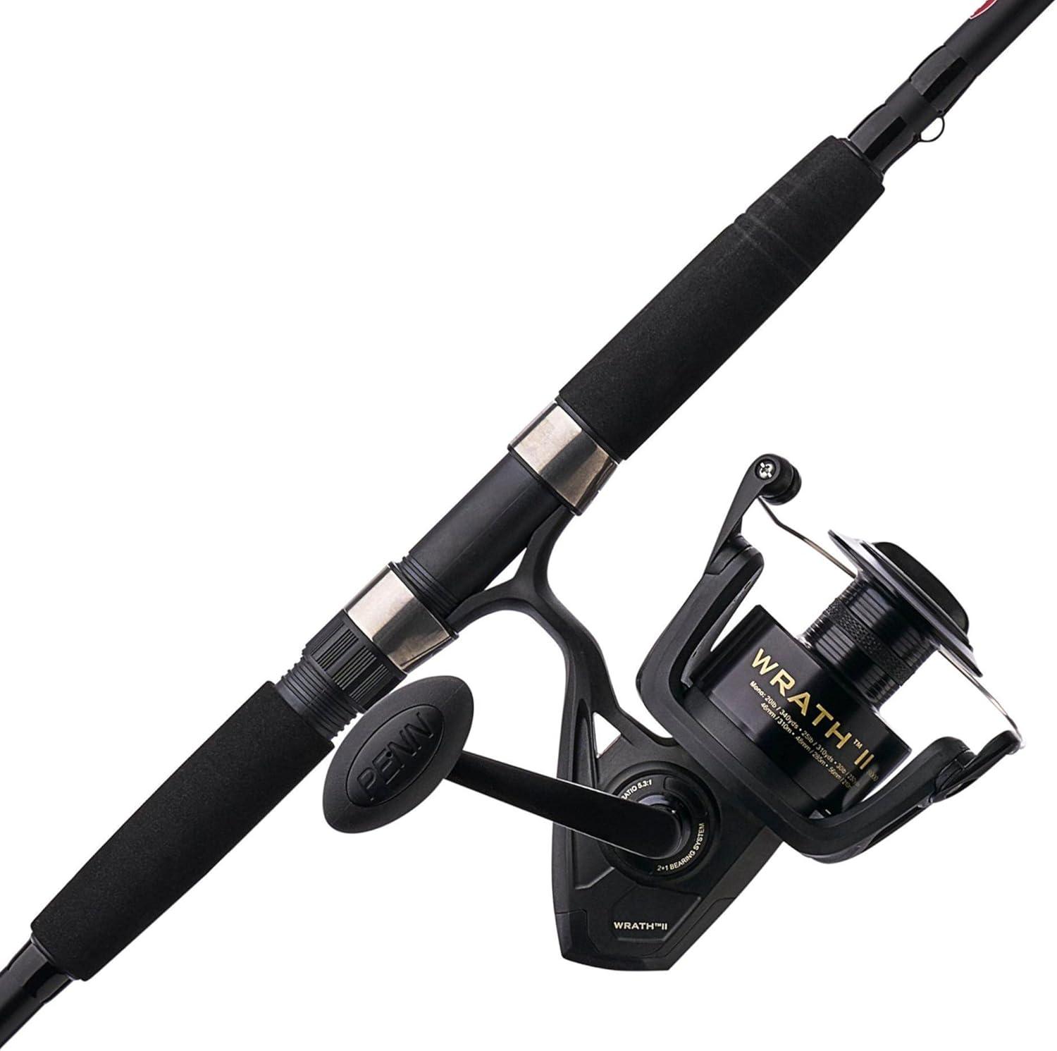 image:imagePenn Wrath II Spinning Reel and Fishing Rod ComboWrath II New Model