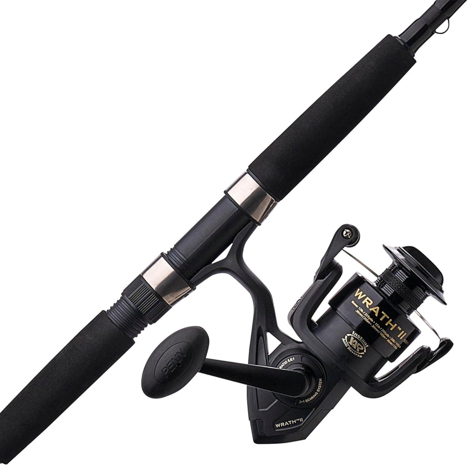 image:imagePenn Wrath II Spinning Reel and Fishing Rod ComboWrath II New Model