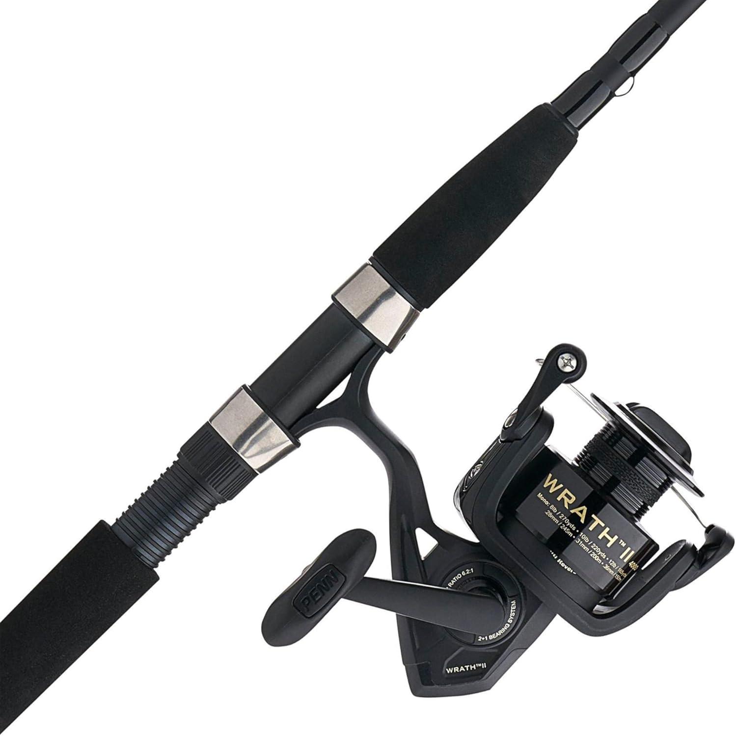 image:imagePenn Wrath II Spinning Reel and Fishing Rod ComboWrath II New Model