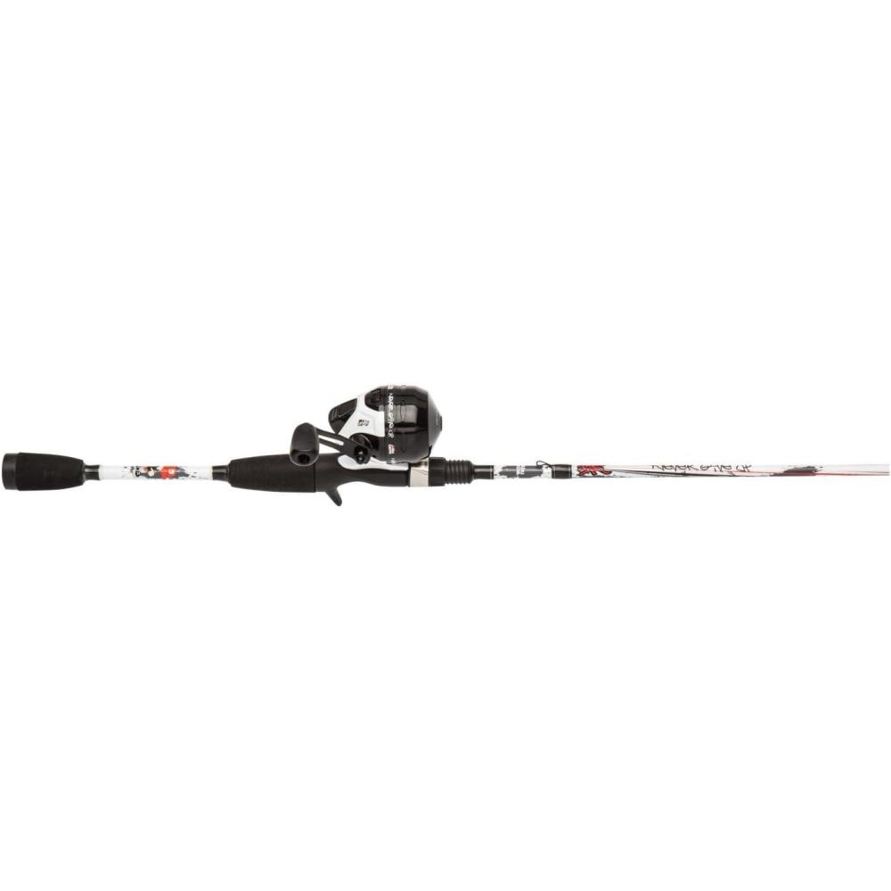 image:imageAbu Garcia 56 Ike Dude Youth Fishing Rod and Reel Spincast Combo 2Piece Rod Size 6 Reel Right Handle PositionWhiteIke Dude Spincast Old Model