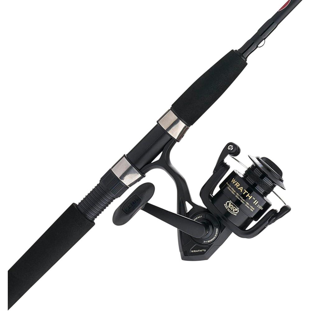image:imagePenn Wrath II Spinning Reel and Fishing Rod ComboWrath II New Model