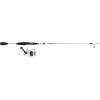 Abu Garcia 5’6″ Ike Dude Youth Fishing Rod and Reel Spincast Combo, 2-Piece Rod, Size 6 Reel, Right Handle Position,White(Ike Dude Spinning (New Model))
