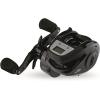 Abu Garcia Max Digital Line Counter Low Profile Baitcast Reel, Size 50LP (1498728), Carbon Fiber Star Drag, Max of 20lb | 9.0kg, Durable, Lightweight and Strong,Black