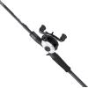 Abu Garcia Veritas Low Profile Baitcast Reel and Fishing Rod Combo(2024 New Model)