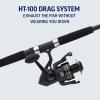 Penn Wrath II Spinning Reel and Fishing Rod Combo(Wrath II – New Model)