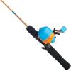 Ugly Stik® Mattel Hot Wheels 3′ Spincast Combo – Kids Fishing Combo, Comfortable EVA Handle for Small Hands, Multi-Stop Anti-Reverse, Pre-Spooled with 4lb Line