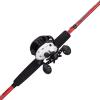 Abu Garcia 5’6″ Ike Dude Youth Fishing Rod and Reel Spincast Combo, 2-Piece Rod, Size 6 Reel, Right Handle Position,White(Gen Ike Ez Cast Baitcast)