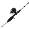 Abu Garcia 5’6″ Ike Dude Youth Fishing Rod and Reel Spincast Combo, 2-Piece Rod, Size 6 Reel, Right Handle Position,White(Ike Dude Spincast (New Model))