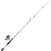 Abu Garcia 5’6″ Ike Dude Youth Fishing Rod and Reel Spincast Combo, 2-Piece Rod, Size 6 Reel, Right Handle Position,White(Ike Dude Spinning (Old Model))