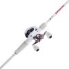Abu Garcia Veritas Low Profile Baitcast Reel and Fishing Rod Combo(2023 Model)
