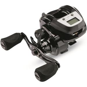 Abu Garcia Max Digital Line Counter Low Profile Baitcast Reel, Size LP (1498366), Carbon Fiber Star Drag, Max of 20lb | 9.0kg, Durable, Lightweight and Strong,Black