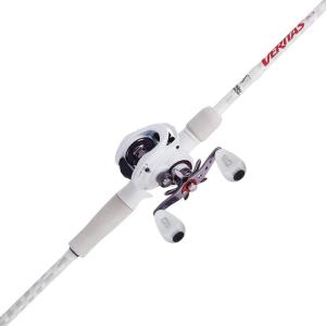Abu Garcia Veritas Low Profile Baitcast Reel and Fishing Rod Combo(2023 Model)