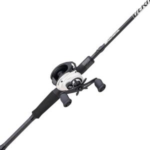 Abu Garcia Veritas Low Profile Baitcast Reel and Fishing Rod Combo(2024 New Model)