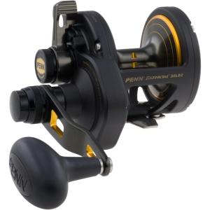 Penn 1292932 Fathom 25N Lever 2-Speed Lever Drag Fishing Reel, Black(30-left Hand)