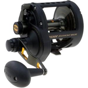 Penn 1292932 Fathom 25N Lever 2-Speed Lever Drag Fishing Reel, Black(60)