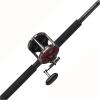 PENN® Senator® Combo, Black/Smoke/Red, 6’6″- Medium Heavy- 1pcs