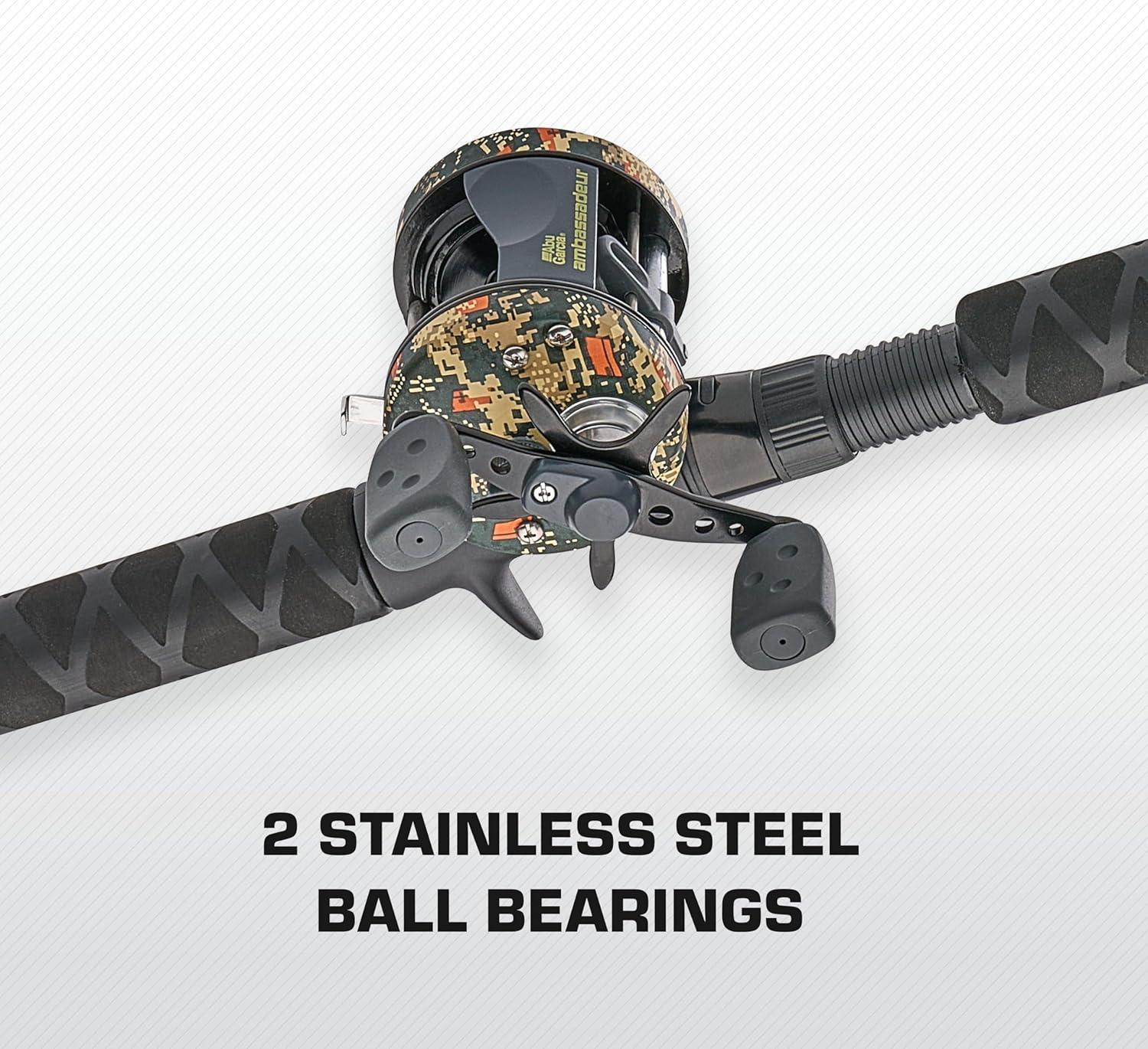 image:imageAbu Garcia Catfish Commando Baitcast Reel and Fishing Rod ComboCasting New Model