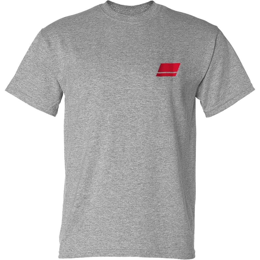 image:imageAbu Garcia Mens Standard Patch Logo Short Sleeve TShirtHeather Grey