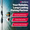 Abu Garcia Revo X Spinning Reel and Fishing Rod Combo(New Silver – Eva Grip)