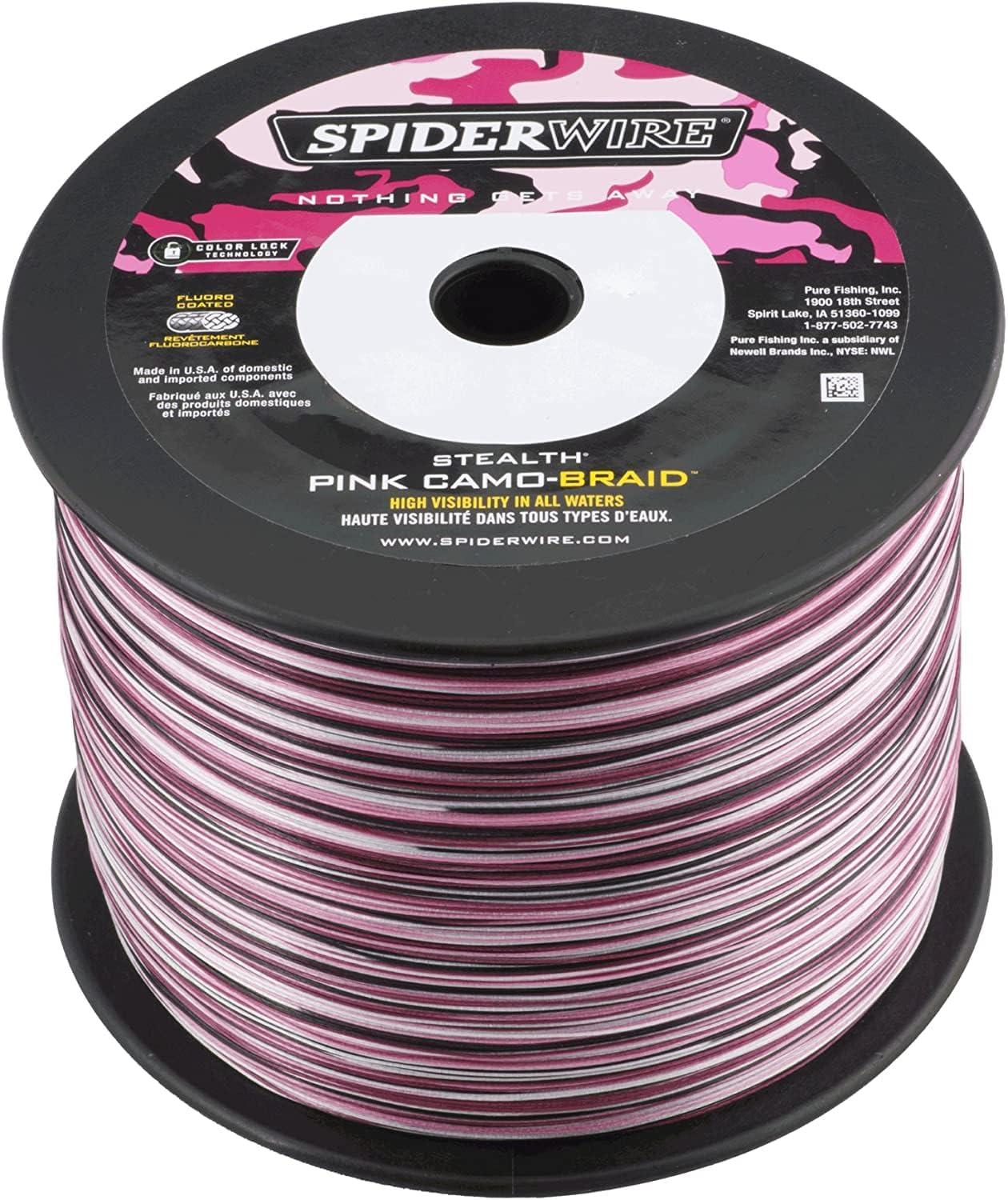 image:imageSpiderWire Stealth Braid Fishing LinePink Camo