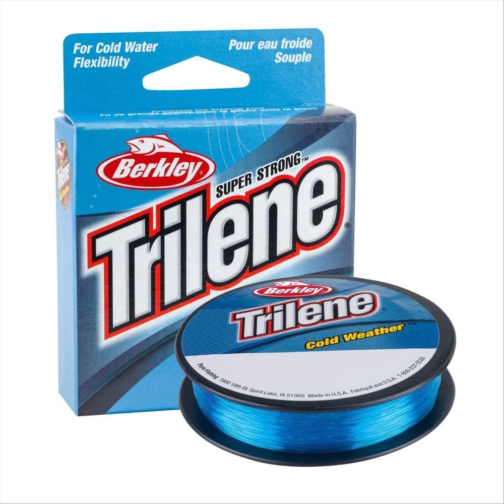 image:imageBerkley Trilene Cold Weather Monofilament Ice Fishing Line 110 YardsElectric Blue