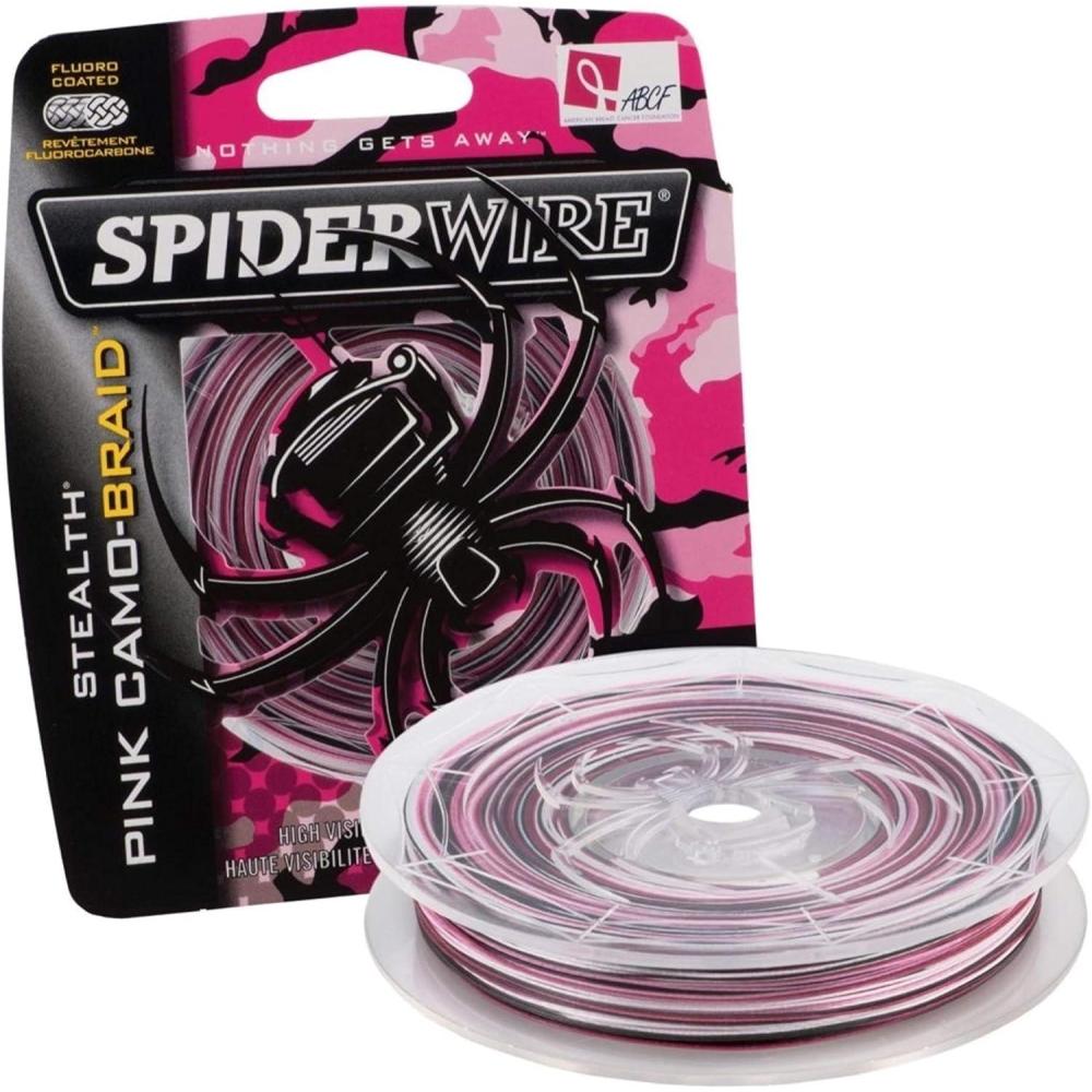 image:imageSpiderWire Stealth Braid Fishing LinePink Camo