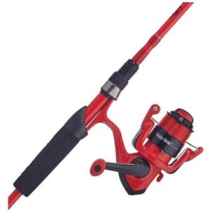 Ugly Stik 6′ Hi-Lite Spincast Fishing Rod and Reel Combo, 2-Piece Graphite & Fiberglass Rod, Durable and Strong, Right/Left Handle Position