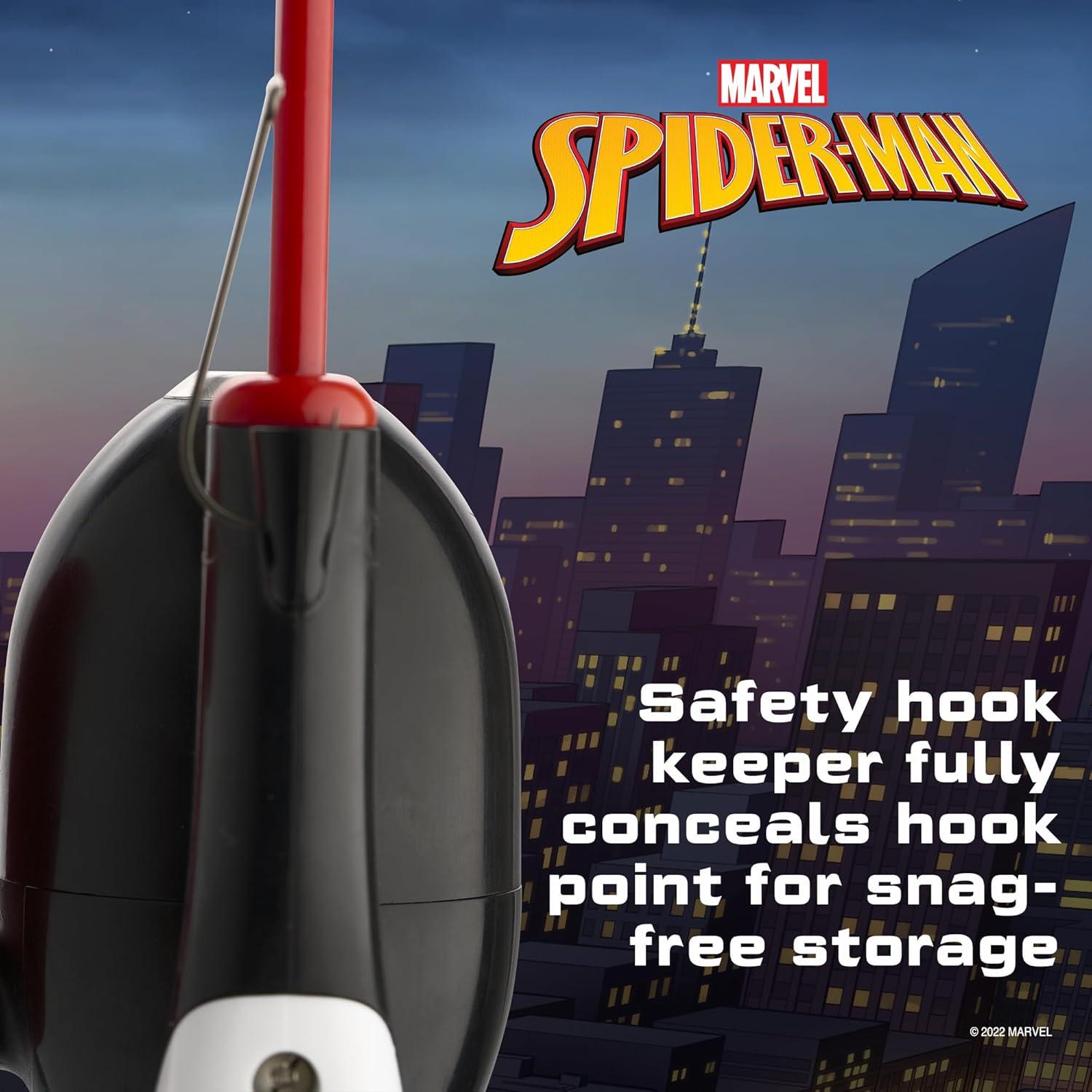 image:imageShakespeare Youth Fishing Reel and Rod ComboMarvel Miles Morales Beginner
