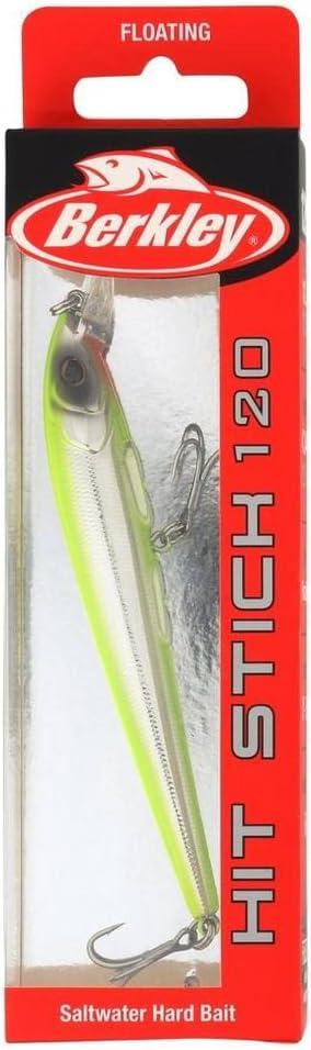 image:imageBerkley Hit Stick Saltwater Hard BaitChromeChartreuse