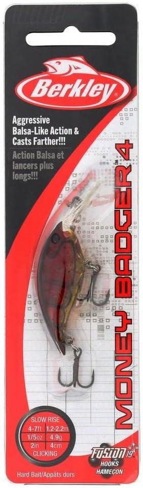 image:imageBerkley Money Badger Fishing Hard BaitGhost Red Craw