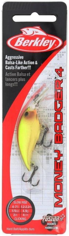 image:imageBerkley Money Badger Fishing Hard BaitVanilla Chartreuse