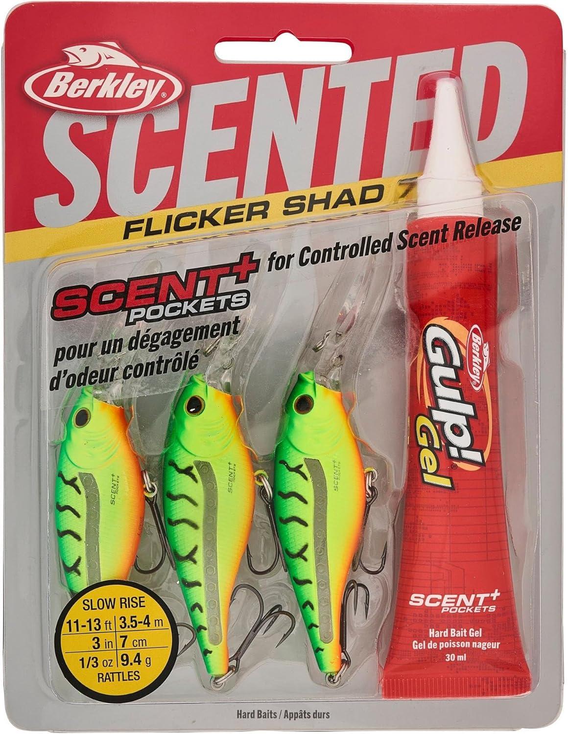 image:imageBerkley Scented Flicker Shad Fishing Hard BaitFiretiger Pro Pack