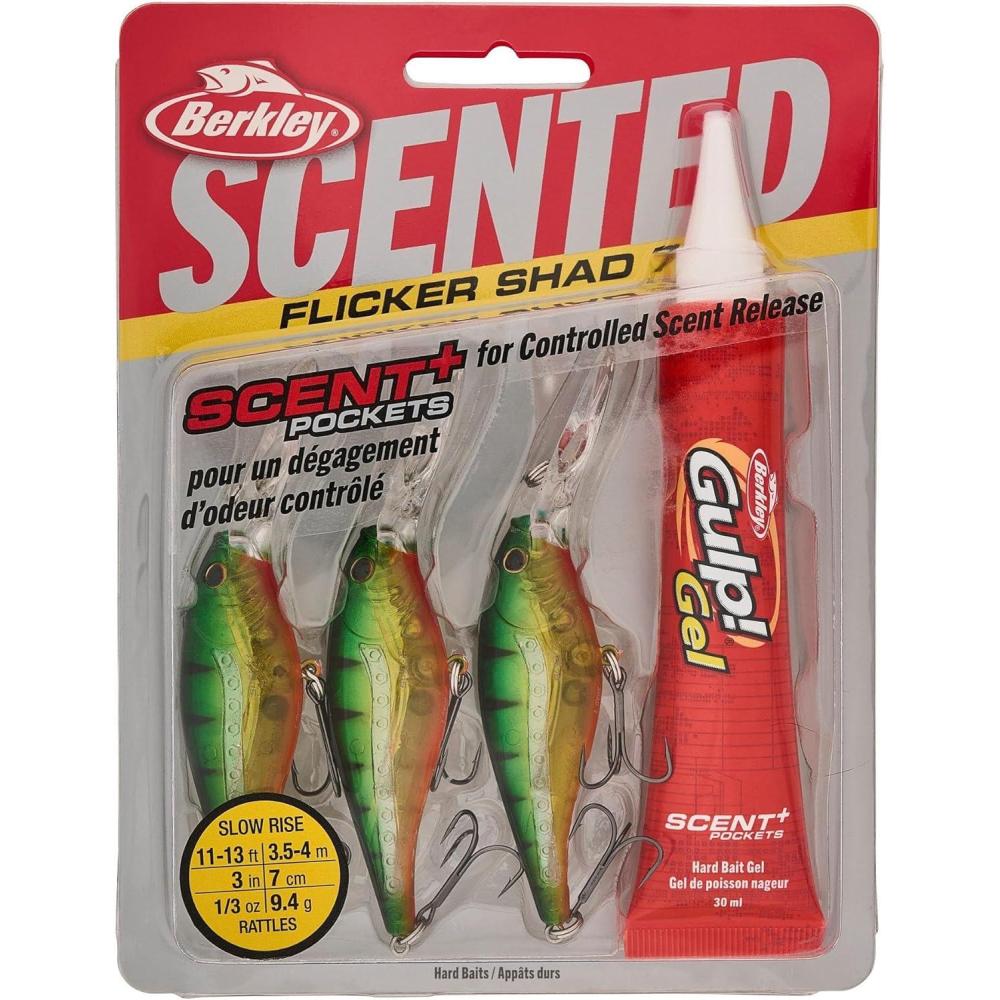 image:imageBerkley Scented Flicker Shad Fishing Hard BaitFlashy Perch Pro Pack