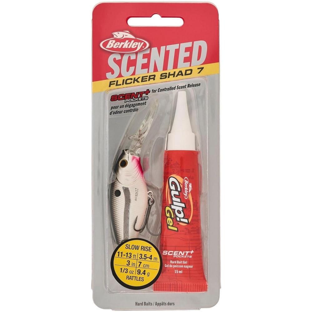 image:imageBerkley Scented Flicker Shad Fishing Hard BaitPearl White Single