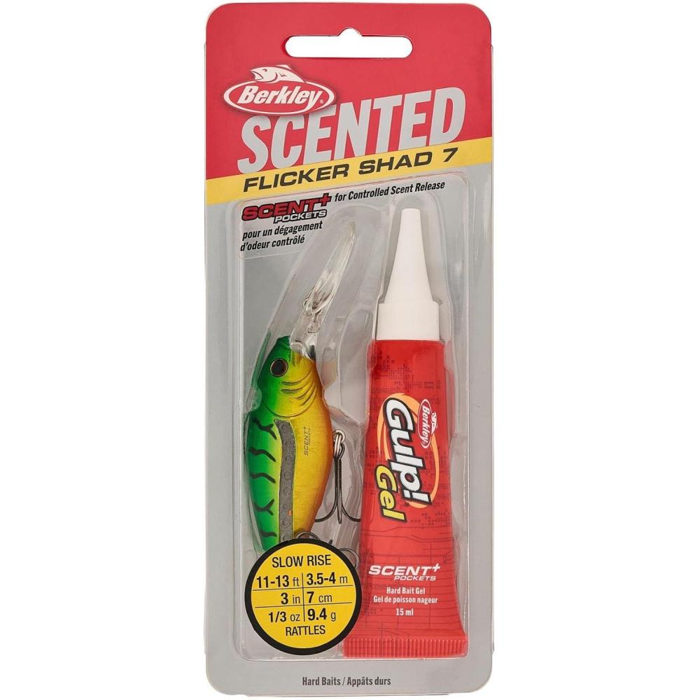 image:imageBerkley Scented Flicker Shad Fishing Hard BaitSlick Firetiger Single