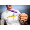 Berkley Flicker Minnow Fishing Lure, Chartreuse Pearl, 1/4 oz, 3in | 7.5cm Crankbaits, Realistic Minnow Profile, Sharp Dive Curve Gets to Fish Quickly, Equipped with Fusion19 Hook