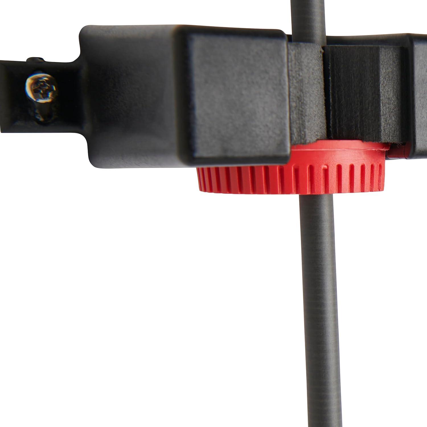 image:imageBerkley Horizontal 4 Fishing Rod Rack BlackTwist Lock Utility 4 Rod Rack