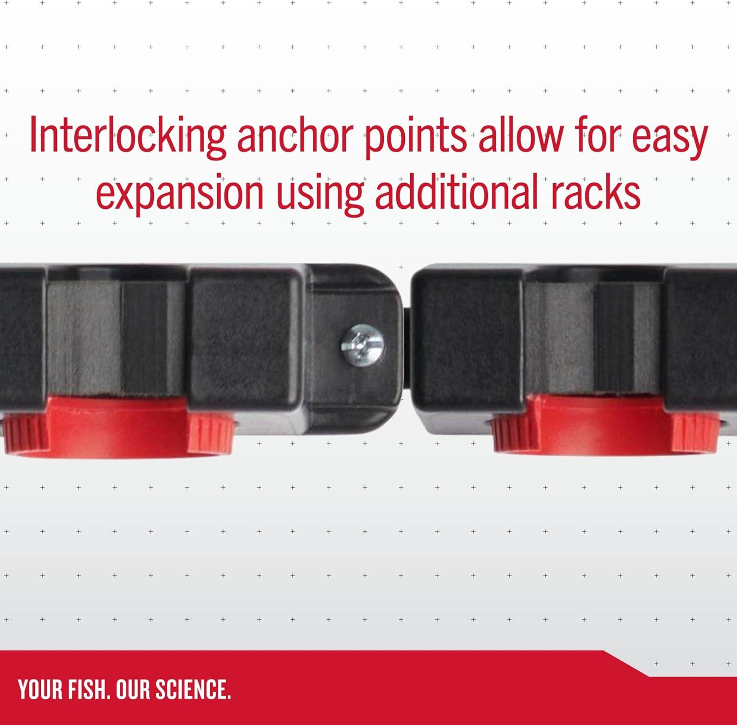 image:imageBerkley Horizontal 4 Fishing Rod Rack BlackTwist Lock Utility 4 Rod Rack