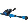 Abu Garcia Blue Max Low Profile Baitcast Reel and Fishing Rod Combo, 7′