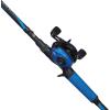 Abu Garcia Blue Max Low Profile Baitcast Reel and Fishing Rod Combo, 7′
