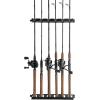 Berkley Horizontal 4 Fishing Rod Rack, Black(Vertical 6 Rod Rack (New Model))
