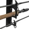 Berkley Horizontal 4 Fishing Rod Rack, Black(Wall/Ceiling 5 Rod Or Combo)