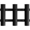Berkley Horizontal 4 Fishing Rod Rack, Black(Black Tube Rod Rack)