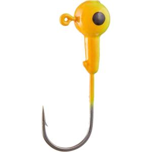 Berkley Essentials Round Ball Fishing Jigs(Chartreuse/Orange)