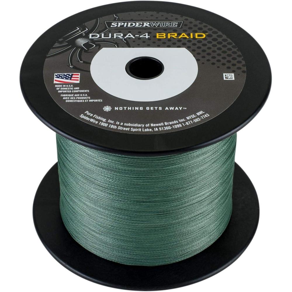 image:imageSpiderwire DURA4 Braid Fishing LineMoss Green